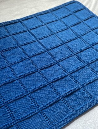 Chunky Simple Square Blanket