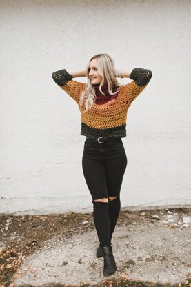 Autumn Stripes Raglan