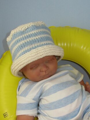 Baby and Child Simple Stripe Bucket Hat