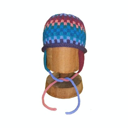 Fair Isle Earflap Cap