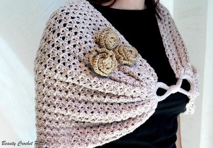 Cape with Tea Roses
