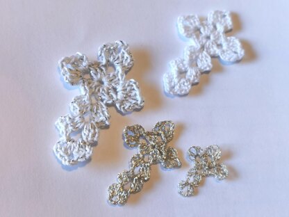 Crochet Cross favor pattern