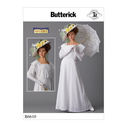 Butterick Misses' Costume and Hat B6610 - Sewing Pattern
