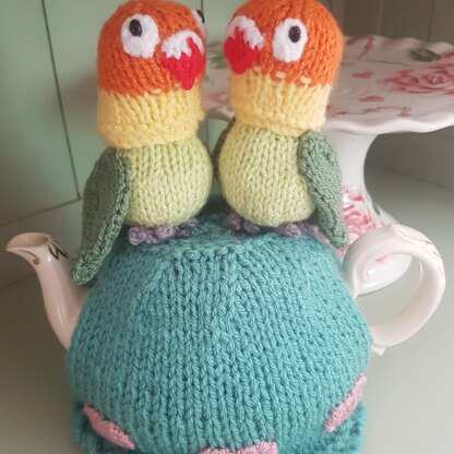 Lovebirds teacosy