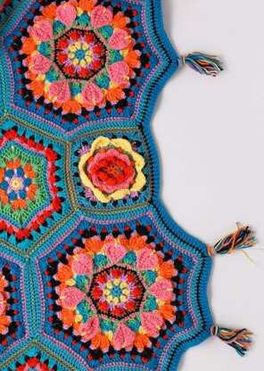 Paintbox Yarns Casa Kahlo Blanket PDF (Free)