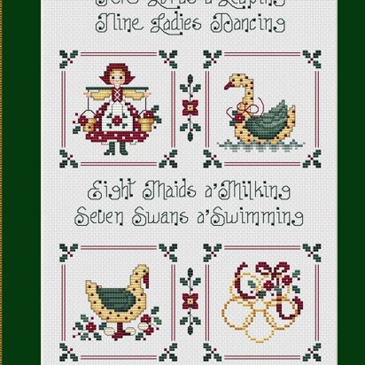 Sue Hillis Designs Twelve Days of Christmas - L452 - Leaflet