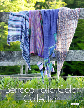 Folio Color Collection Shawls in Berroco Folio & Folio Color - Downloadable PDF