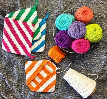 Magic Potholder Stripes