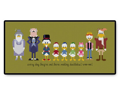 Duck-tape Pattern. Funny Pdf Pattern. Modern Cross Stitch Pattern