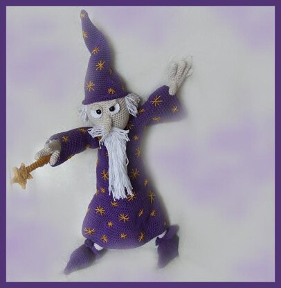 Callum the Wizard amigurumi doll i