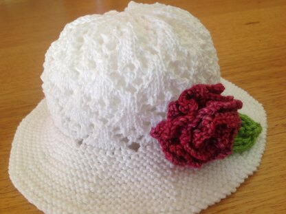 Grassland Flower Panama Hat