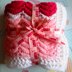 Raspberry Ripple Baby Blanket