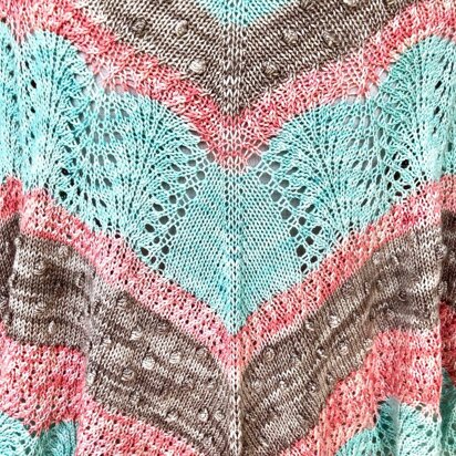 Landscapes Shawl - knitting pattern