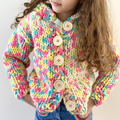 Kids and Doll Knit Bomber