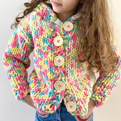 Kids and Doll Knit Bomber - knitting pattern