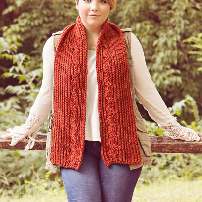 Adamello Brioche Stitch Scarf in SweetGeorgia Superwash Six - Downloadable PDF