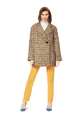 Burda Women's Jackets and Coats Sewing Pattern B6736 - Paper Pattern, Size 8-20