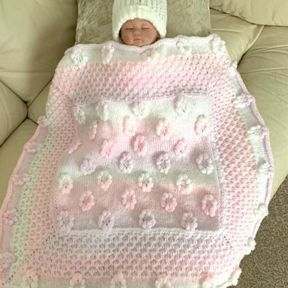 SUGAR PUFF baby blanket