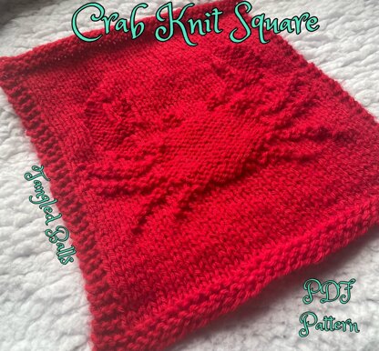 Crab Knit Square