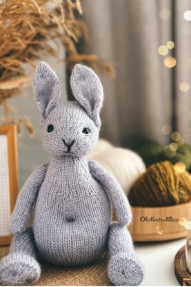 Bunny Knitting Pattern PDF – OlaKnittedBears
