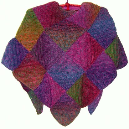 Textured Shawl (allsquareknits)