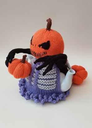 Halloween Pumpkin Reaper Tea Cosy