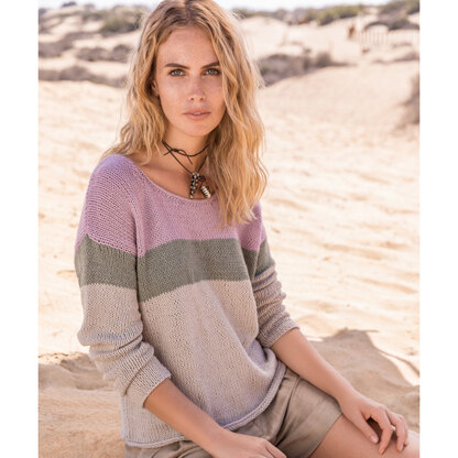 Lana Grossa 01 Pullover in  Linea Pura Fourseason PDF