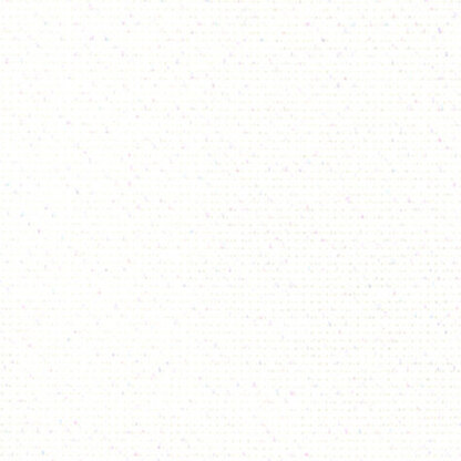 Zweigart Aida 5,4 Stiche/cm (53 x 99 cm) - Weiß mit Perlmutt