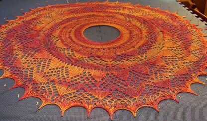 Sunburst Spectacular (poncho/shawl)