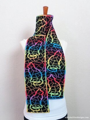 Glass Cat Scarf