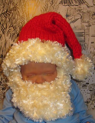 Baby Bearded Santa Superfast Hat