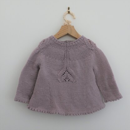 Pale Lilac Tulip Cardigan