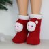 Mens Santa Head Christmas Slippers