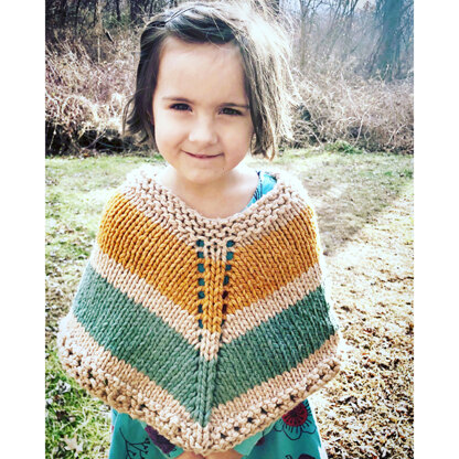 Knitting School Dropout Happy Trails Poncho PDF