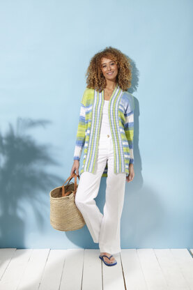 Jacket and Sweater in Tropical Beaches DK in King Cole - 5885 - Leaflet