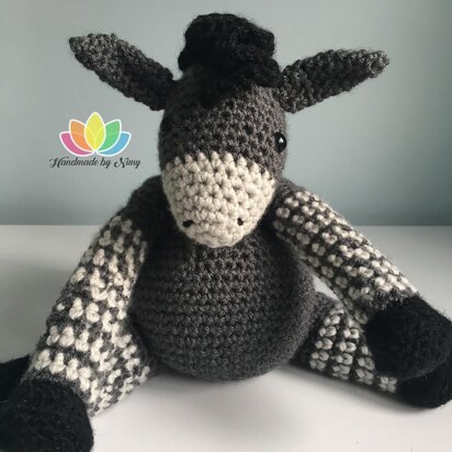 Zambi the Donkey Amigurami