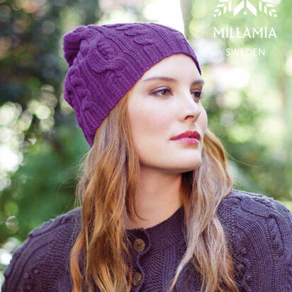 "Livia Hat" - Hat Knitting Pattern For Women in MillaMia Naturally Soft Merino