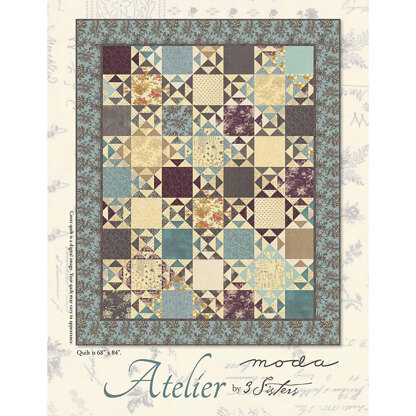 Moda Fabrics Atelier Quilt - Downloadable PDF