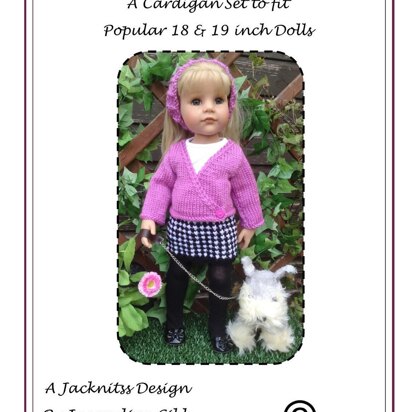 51 Crossover Cardigan Set - knitting pattern