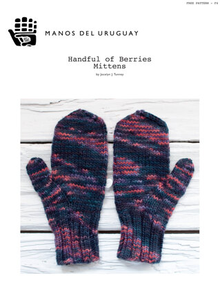 Manos del Uruguay Handful of Berries Mittens (Free)