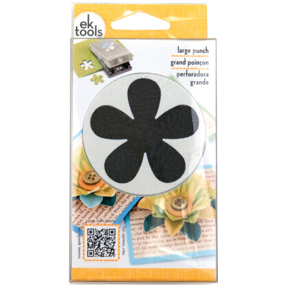 EK Success Large Punch - Retro Flower, 2"