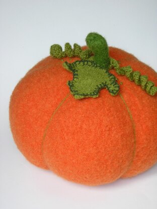 Felted Woolly Pumpkin