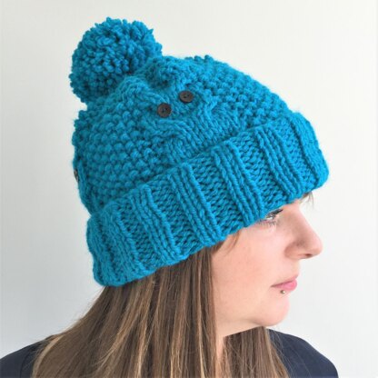 Sarah Owl Pompom Hat and Cowl