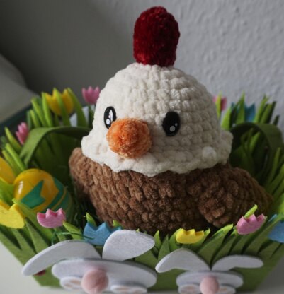 Crochet Pattern Easter Chicken Gerda!