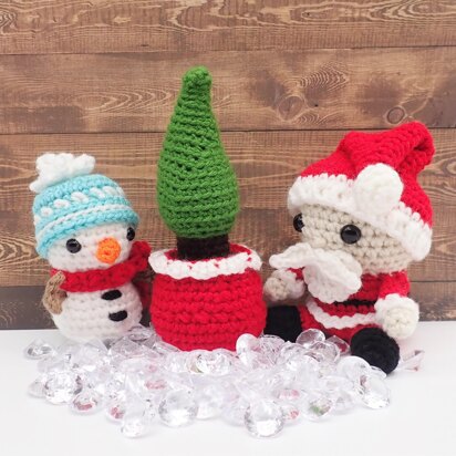 Christmas Amis Set 1 (Santa, Tree, Snowman)