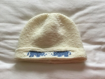 Baby Smilla Hat in MillaMia Merino Wool