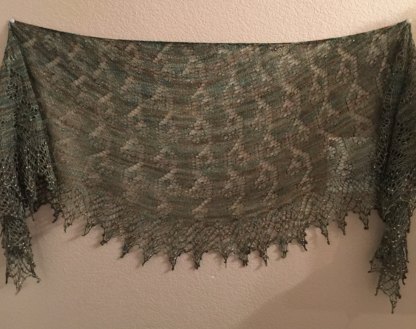 Moonflower shawl