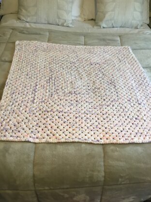 Granny square baby blanket