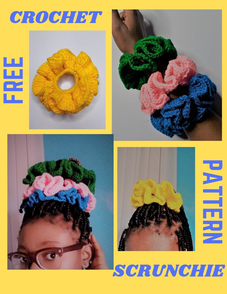 30 Amazing Crochet Hair Scrunchie Patterns – Crochet