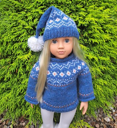 Blue Skies Sweater and Beanie